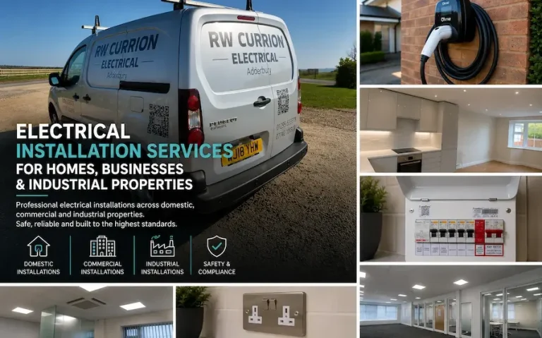 Electrical installation services in Banbury by RW Currion Electrical