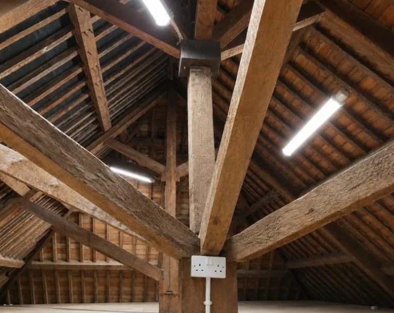 LED loft lighting and socket installation in a boarded loft space in Banbury.