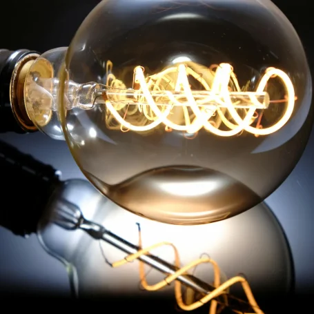 LED light bulb commonly used in modern home lighting