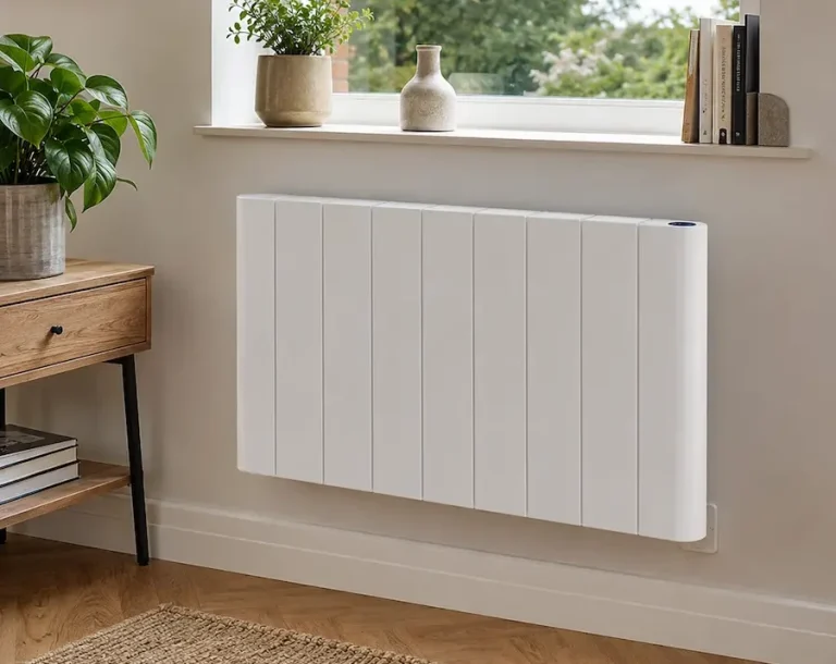 Example of a wall mounted electric heater for electric heating installation in Banbury