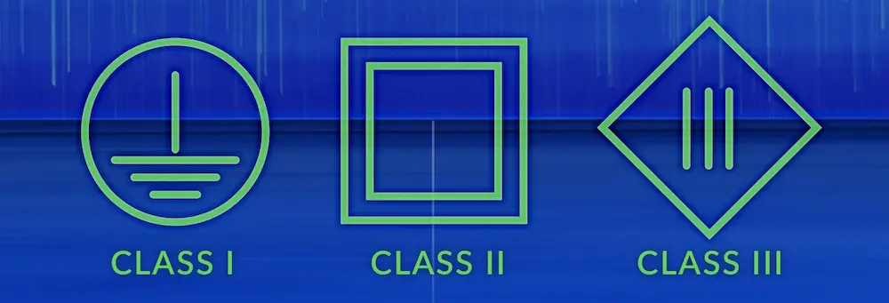 Class 2 electrical equipment symbol