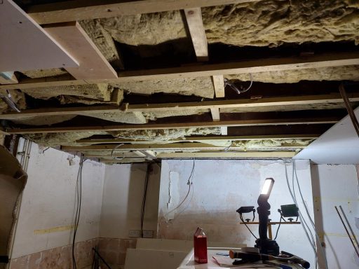 First wiring for kitchen in a flat rewire in Banbury