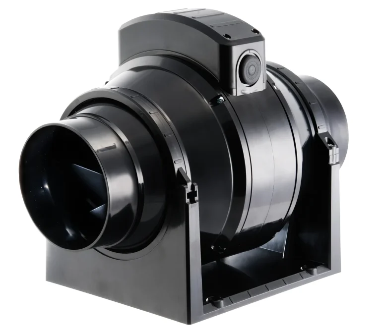 High Powered Bathroom Inline Extractor Fan Installation Banbury Inline loft-mounted extractor fan used for bathroom ventilation and condensation control