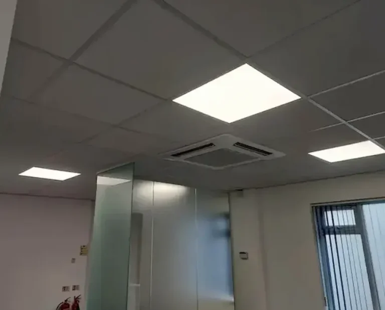 Commercial office lighting upgrade Banbury Office LED suspended ceiling lighting upgrade in Banbury