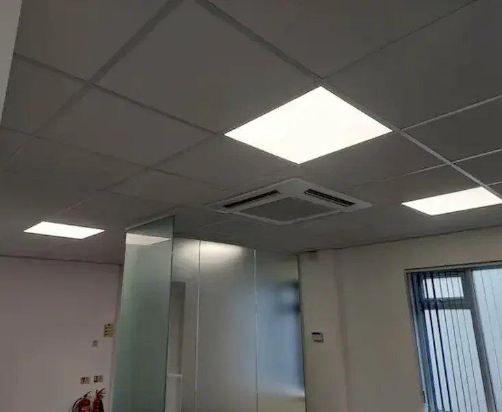 Commercial LED lighting upgrade in Banbury office