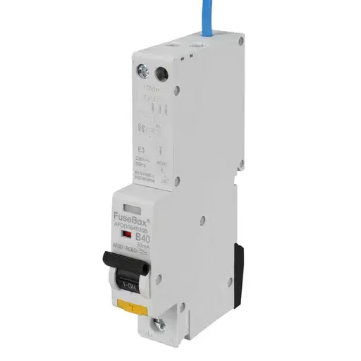 AFDD device providing arc fault detection and fire protection